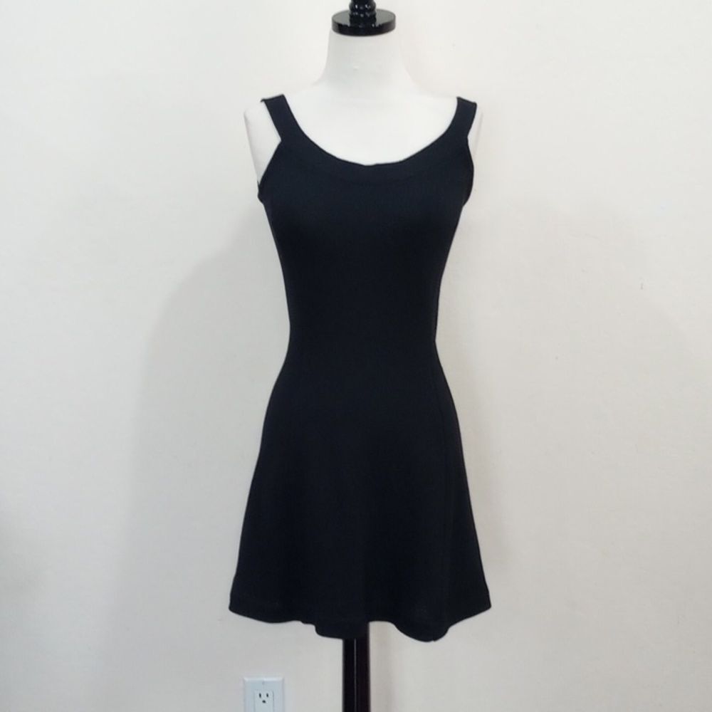 St. John Evening By Marie Gray Black Santana Knit Fit & Flare Dress - 2 Vintage!